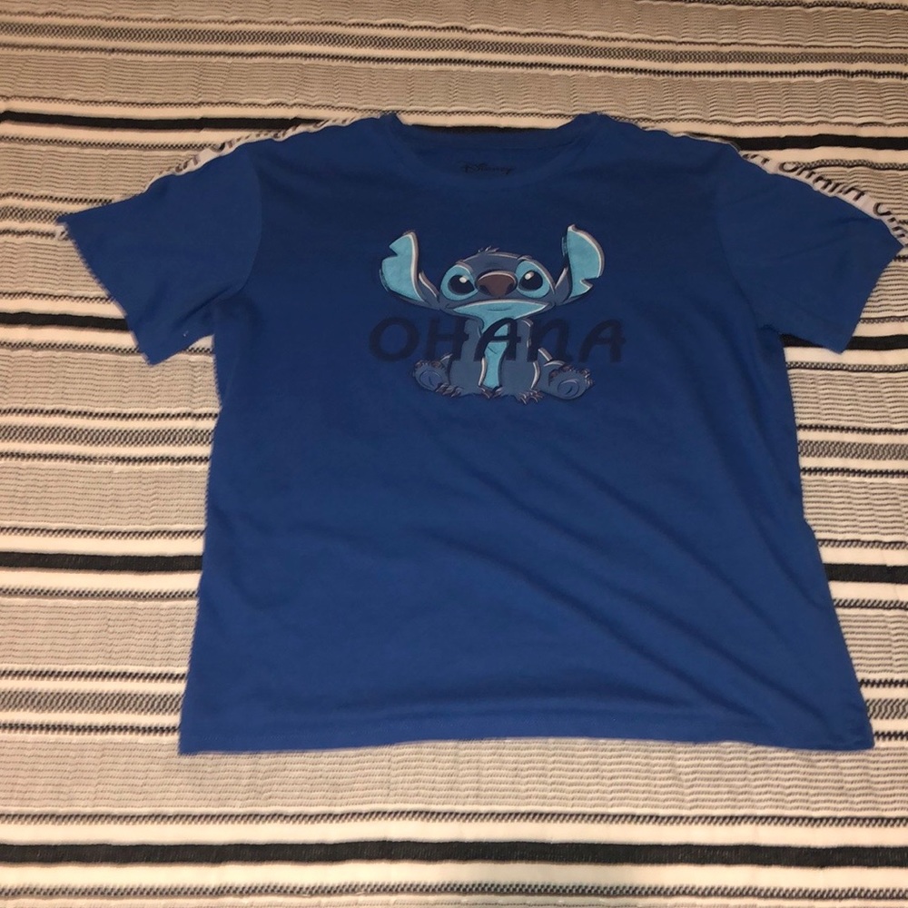 blue “ohana” top